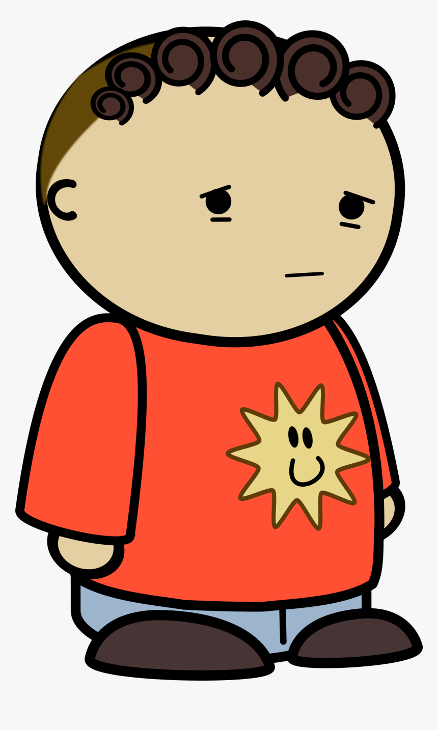 Sad Boy Png Image File - Cartoon Character Sad, Transparent Png, Free Download