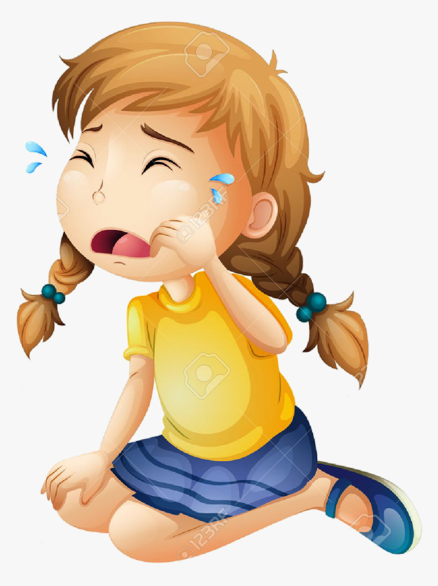 Little Girl Sad Cartoon Pictures - Rehare