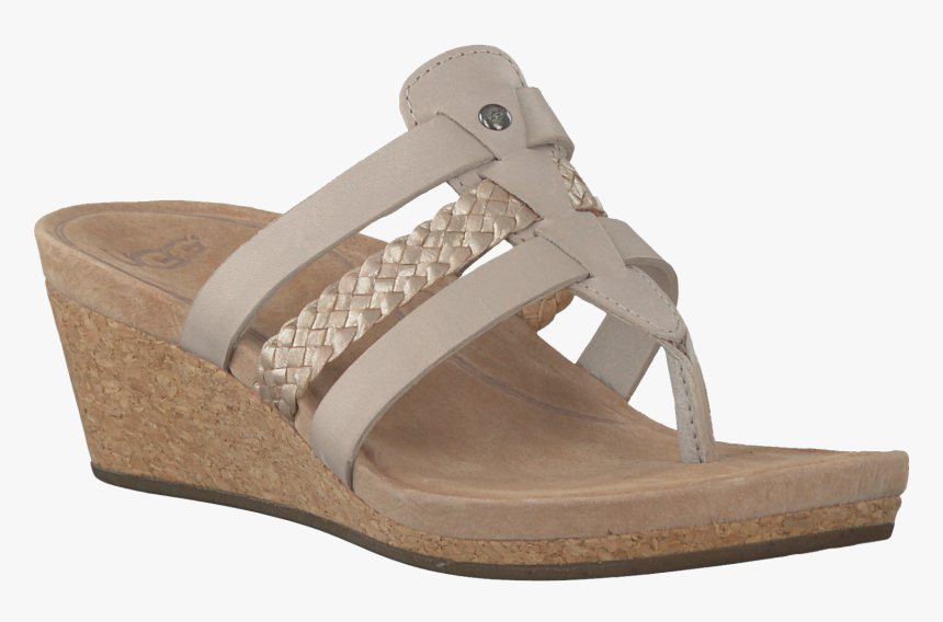 Beige Uggs Slippers - Sandal, HD Png Download, Free Download