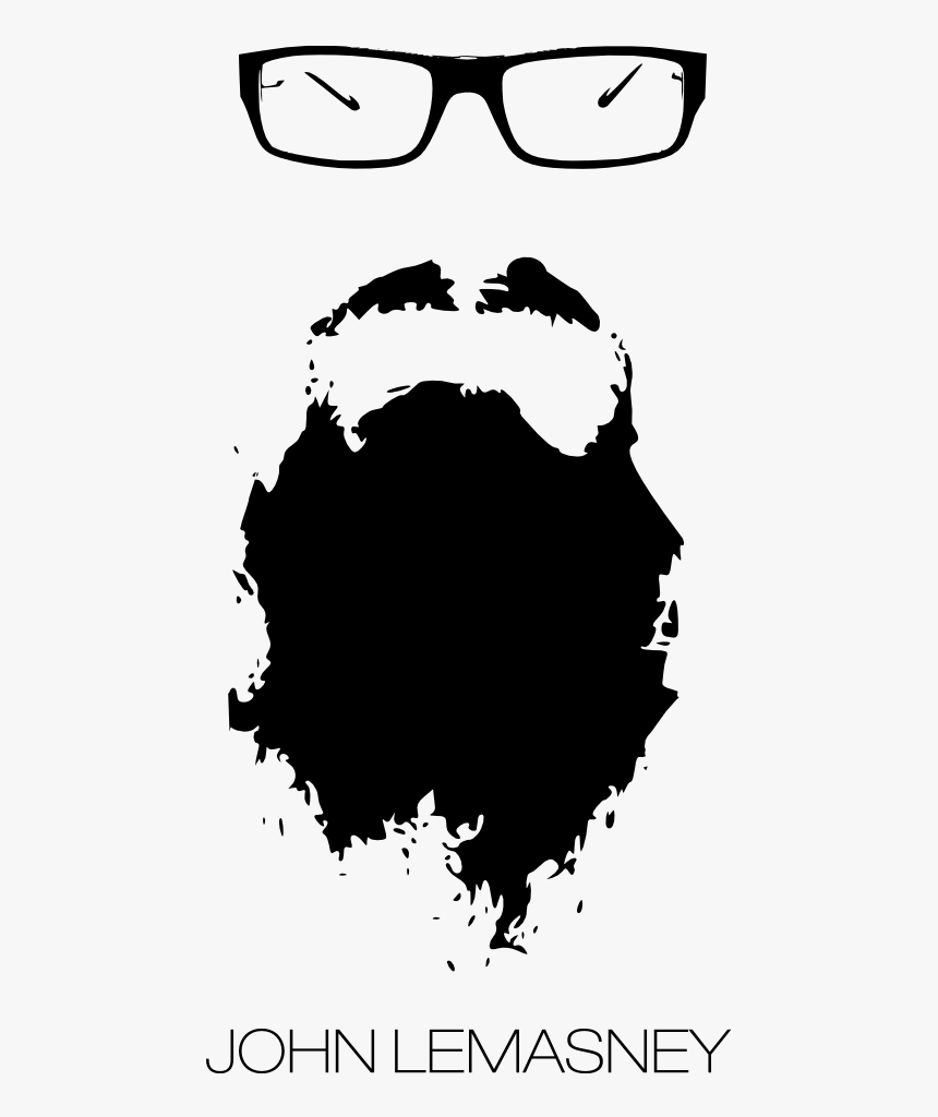 Geek Glasses Goatee - Geek, HD Png Download, Free Download