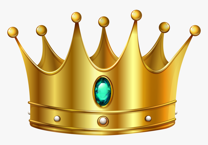 Gold Crown Clipart Transparent Background - Transparent Background Crown Png, Png Download, Free Download