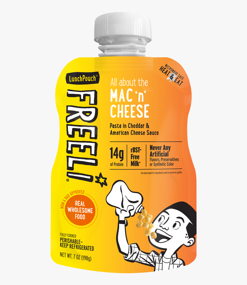 Freeli Macncheese Front Copy Square - Plastic Bottle, HD Png Download, Free Download