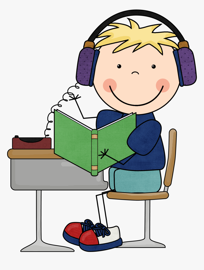 Kids Reading Png Kid3png 04 Sep 2011 Clipart - Listen To Reading Clip Art, Transparent Png, Free Download
