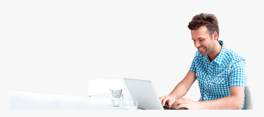 Transparent Person At Desk Png - Sitting, Png Download, Free Download