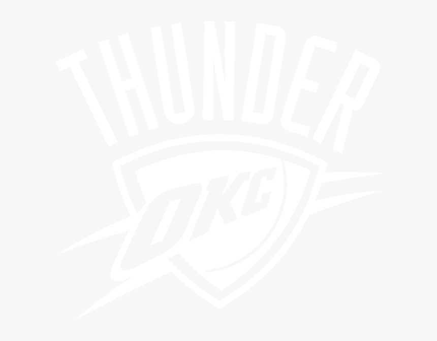 Okc Logo Black And White 12000 Vector Logos - Oklahoma City Thunder Black, HD Png Download, Free Download