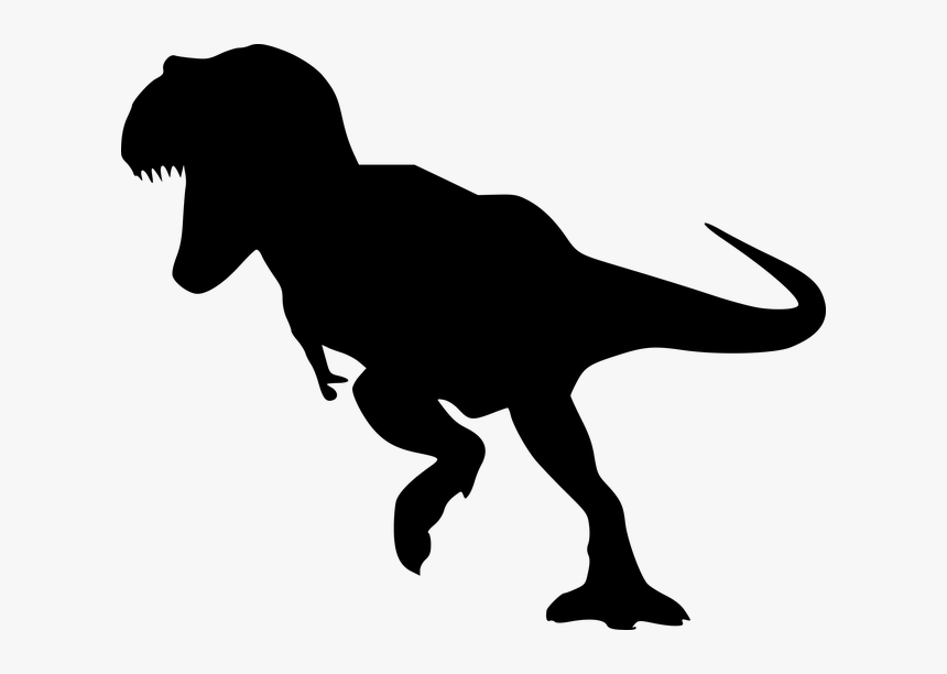 Transparent Dinosaur Clipart Black And White - Free Svg Dinosaur