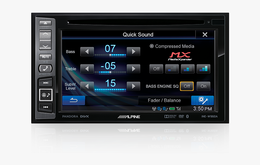 Dvd Navigation Buttons Png - Alpine Ine W960 Hdmi, Transparent Png, Free Download