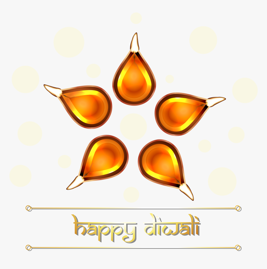 Transparent Diya Png - Happy Diwali Diya Png, Png Download, Free Download