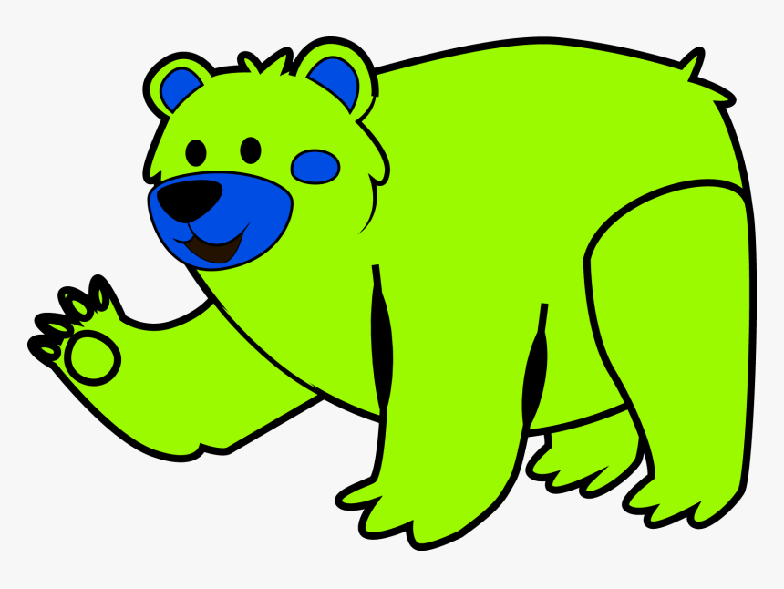 Cute Animal Bear Clipart Clip Art Png - Desenho De Urso Para Colorir, Transparent Png, Free Download