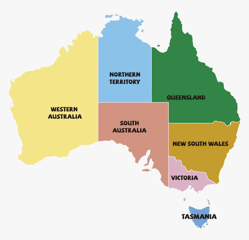 In Australia Map, HD Png kindpng
