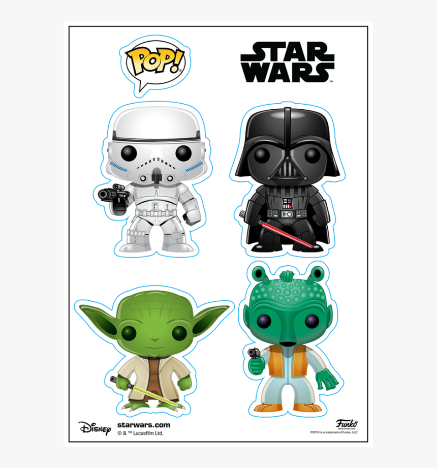 Star Wars Pop Sticker, HD Png Download, Free Download