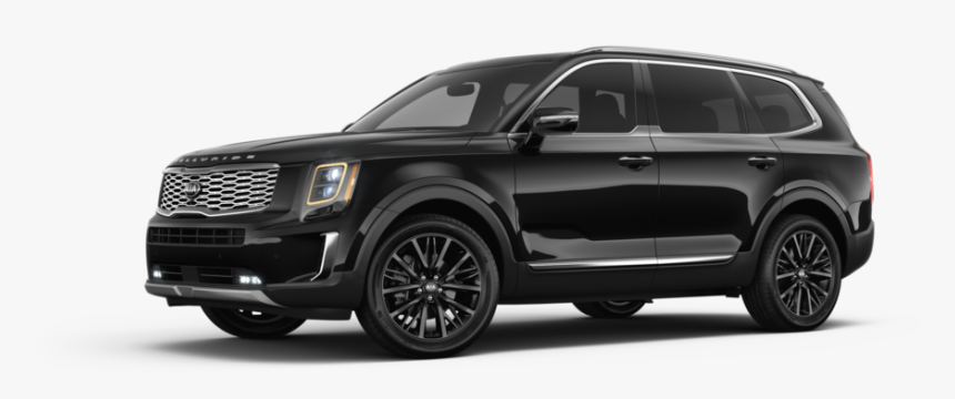 2020 Kia Telluride Ebony Black - Kia Telluride Black Copper, HD Png Download, Free Download