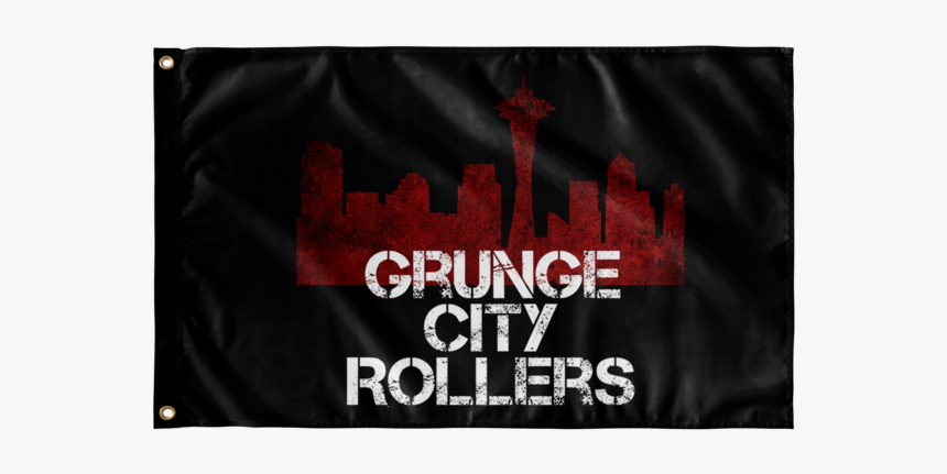 Grunge City Rollers Wall Flag - Poster, HD Png Download, Free Download