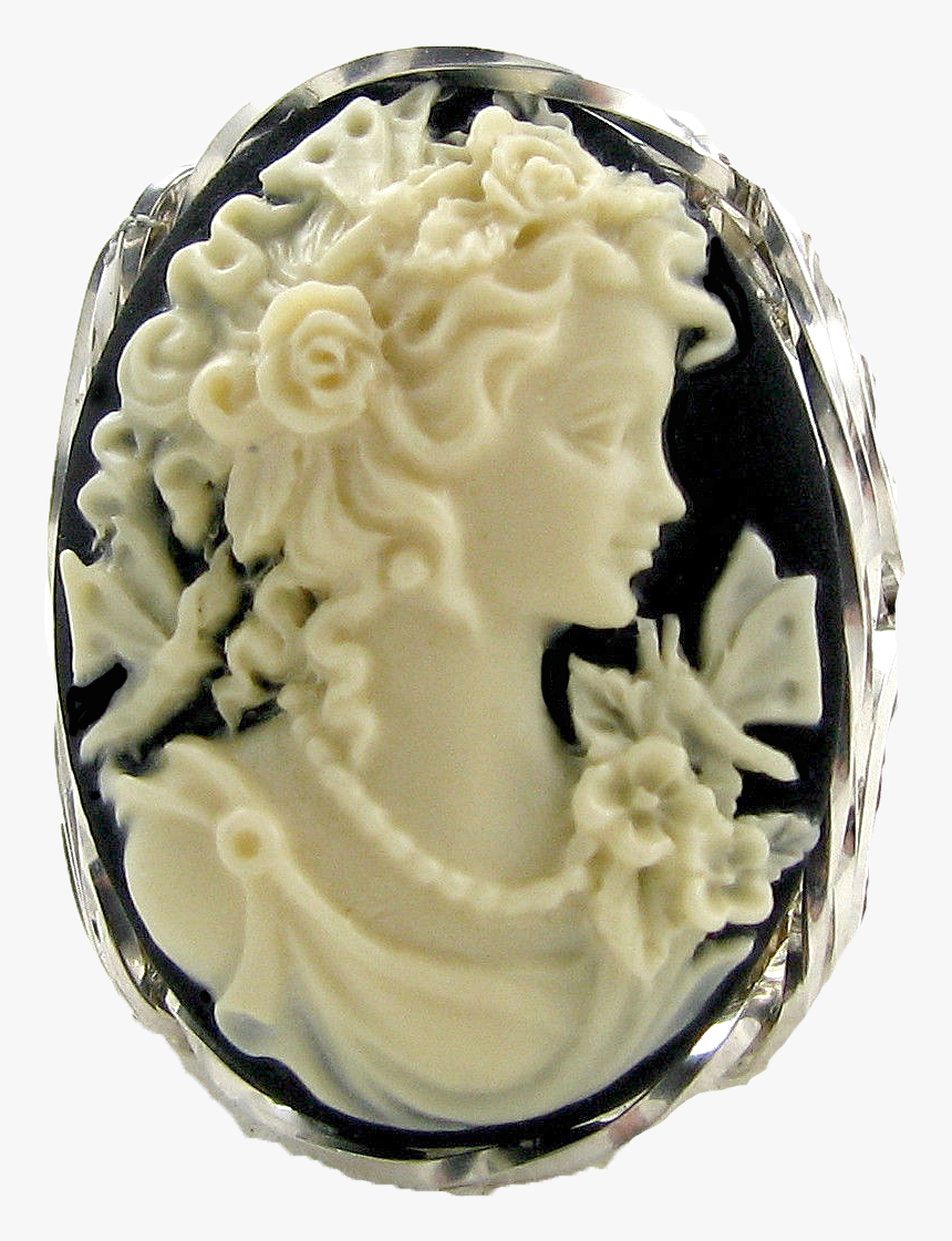 Cameo With Butterfly - Buttercream, HD Png Download, Free Download