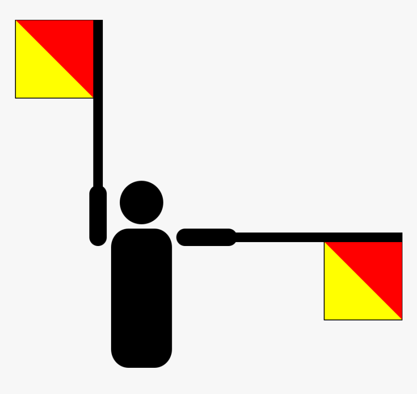 File - Semaphore Juliet - Svg - Semaphore Flags, HD Png Download, Free Download