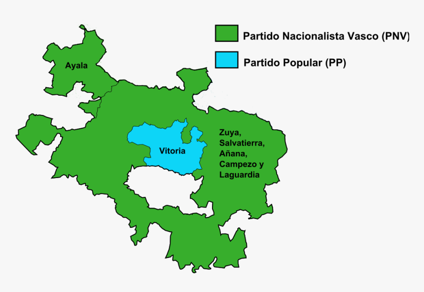 Mapa De Resultados Por Circunscripción Jj - Mapa Elciego, HD Png Download, Free Download