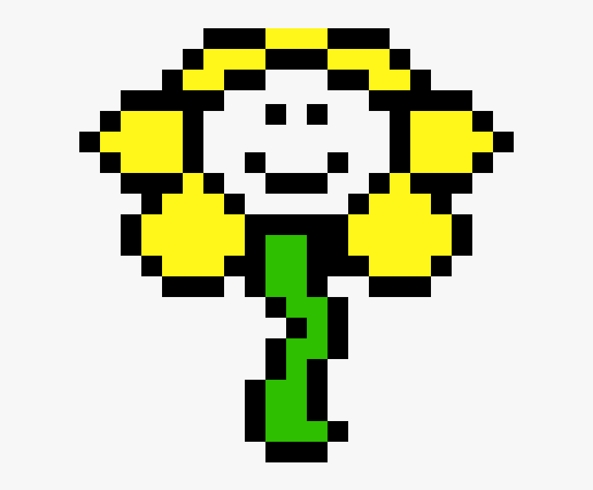 Undertale Flowey Png - Undertale Flowey Pixel Art, Transparent Png, Free Download