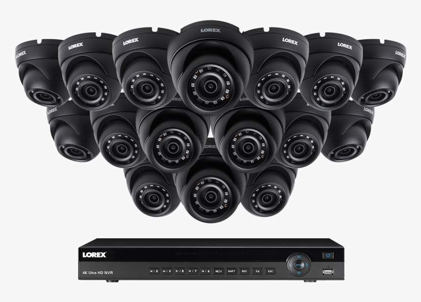 2k Ip Security Camera System With 16 Outdoor Cameras, HD Png Download, Free Download