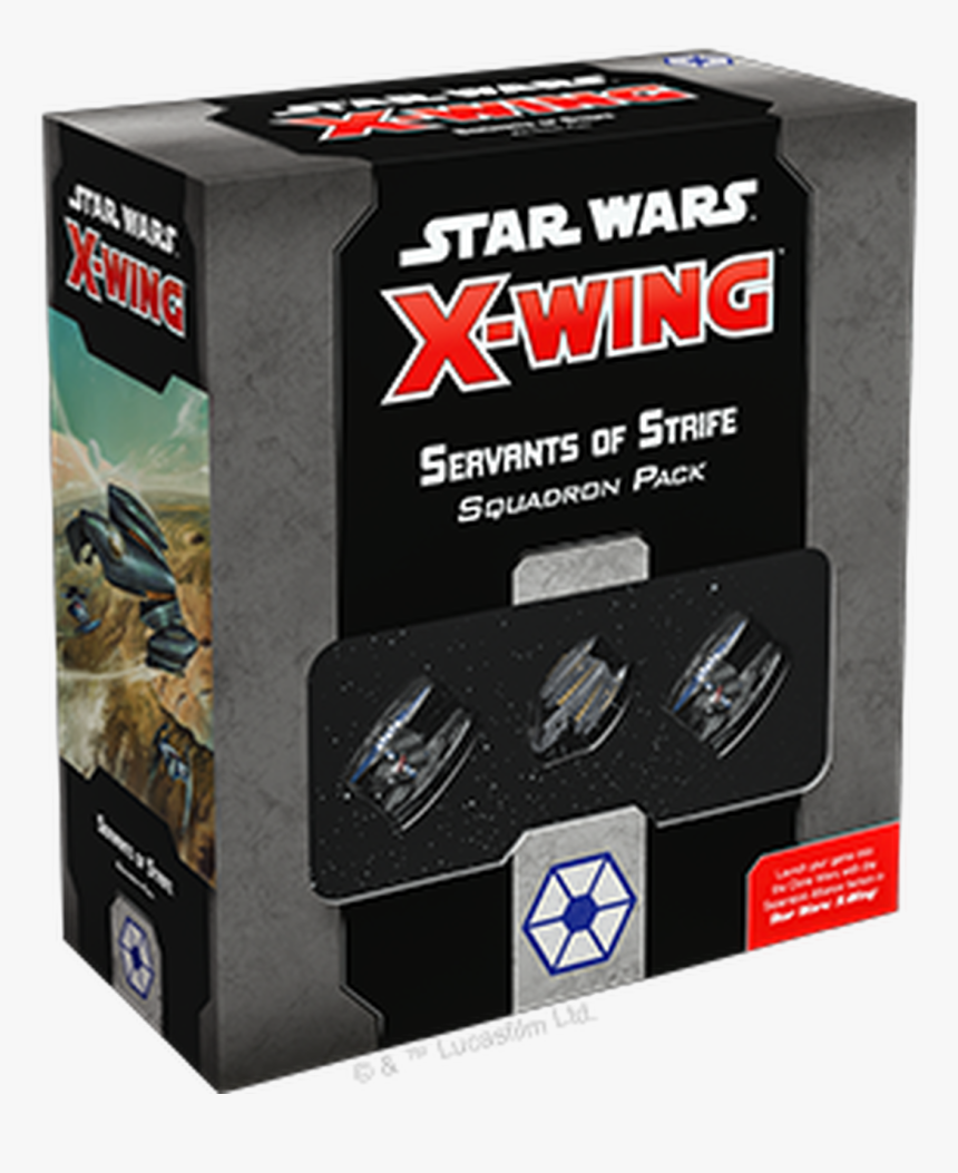 Star Wars X-wing 2nd Edition Swz29 Servants Of Strife - Star Wars X Wing Servants Of Strife Squadron Pack, HD Png Download, Free Download
