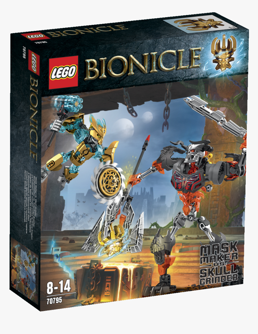 Lego Bionicle Mask Maker Vs Skull Grinder , Png Download - Ekimu And Skull Grinder, Transparent Png, Free Download