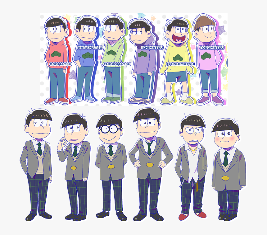 Osomatsu San High School, HD Png Download, Free Download