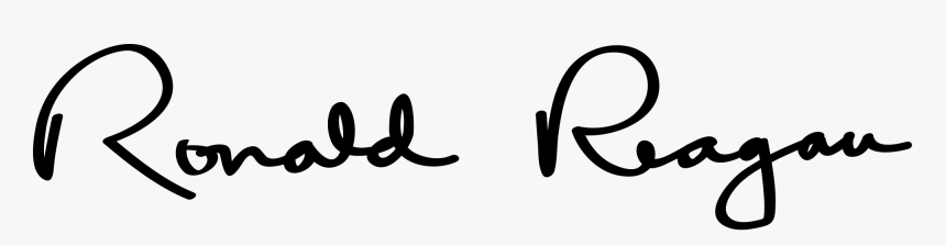 Ronald Reagan Signature, HD Png Download, Free Download