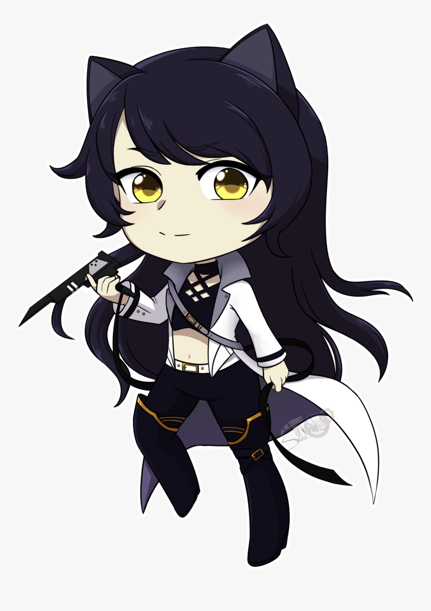 “blake Belladonna From Rwby All Done We Finally Have - Cartoon, HD Png Download, Free Download