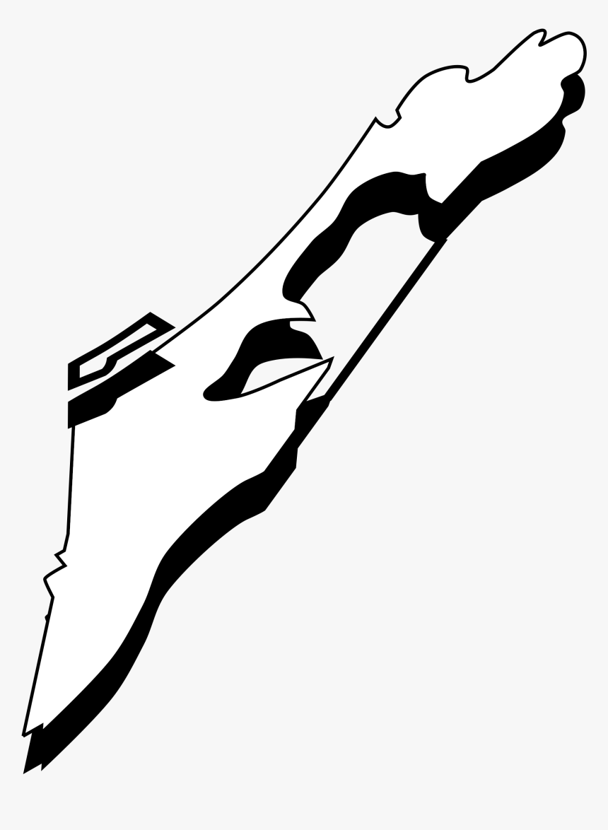 Palestine Israel Map Png, Transparent Png, Free Download