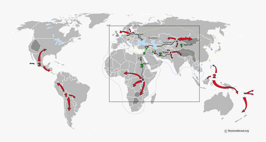 Scattering Of Israel - India And Greece Map, HD Png Download, Free Download