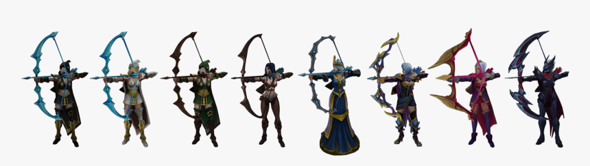 Ashe Skins - All Skin Of Ashe, HD Png Download, Free Download