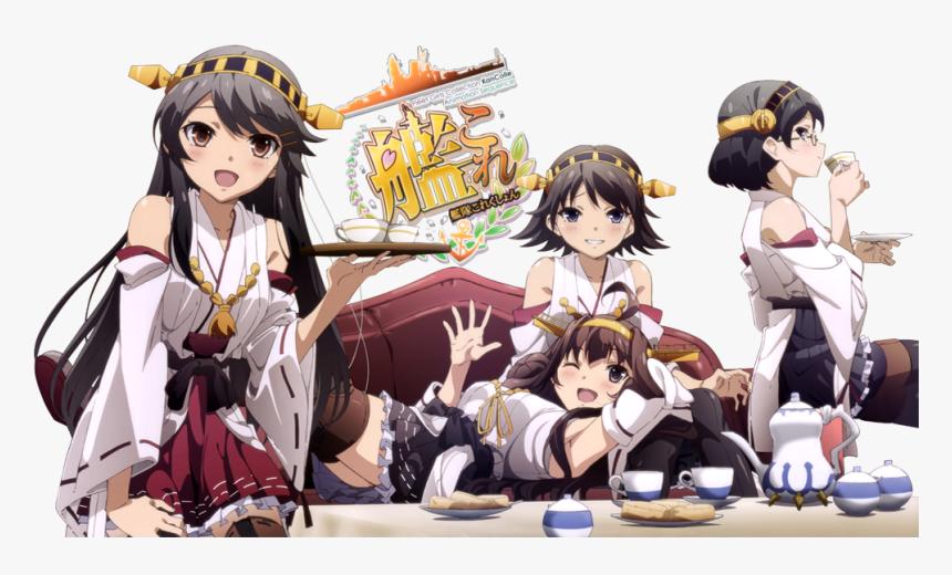 Kongou And Haruna Kancolle, HD Png Download, Free Download