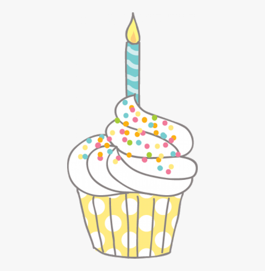 Birthday Cupcake Clipart, HD Png Download, Free Download