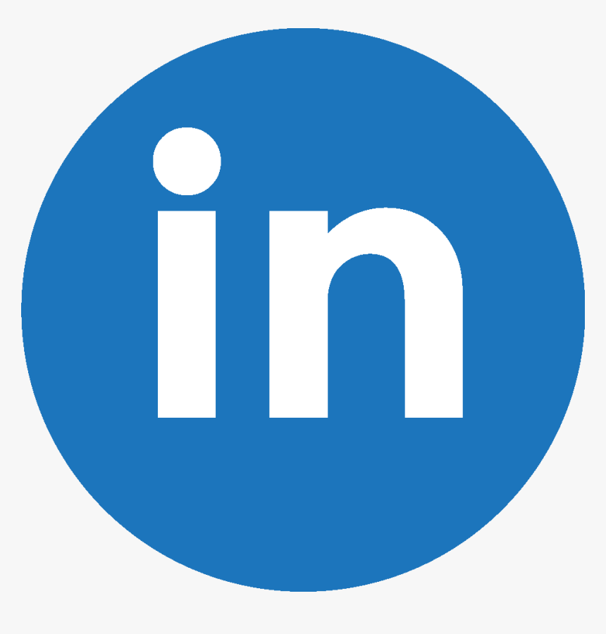 Logo Linkedin Png Rond Transparent Png Kindpng