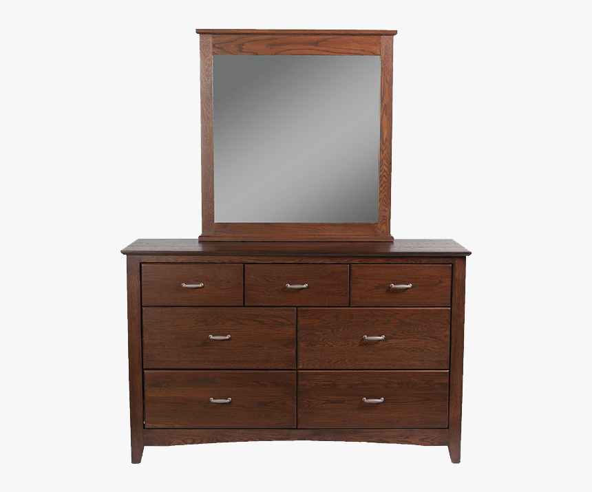 Dresser Transparent - Dresser With Mirror, HD Png Download, Free Download