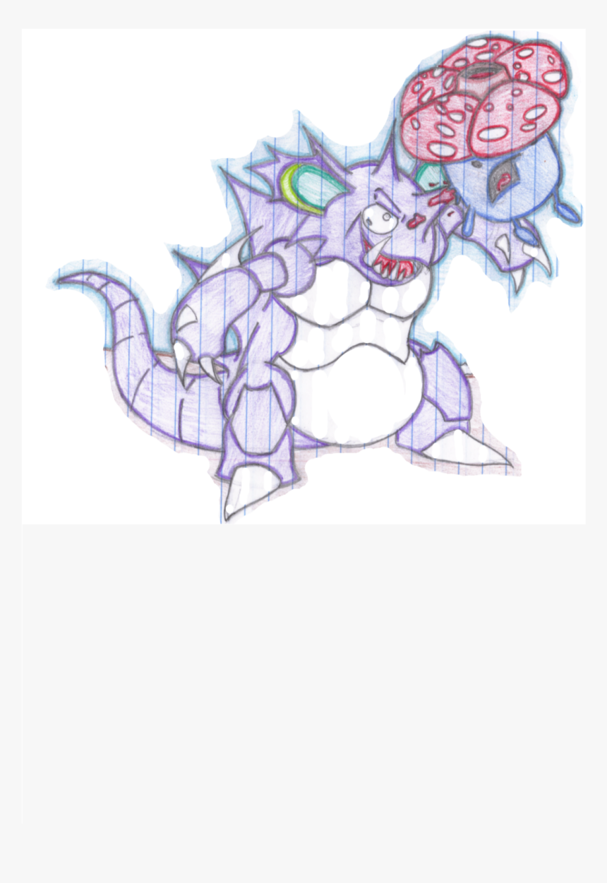 Nidoking Vs Vileplume - Cartoon, HD Png Download, Free Download