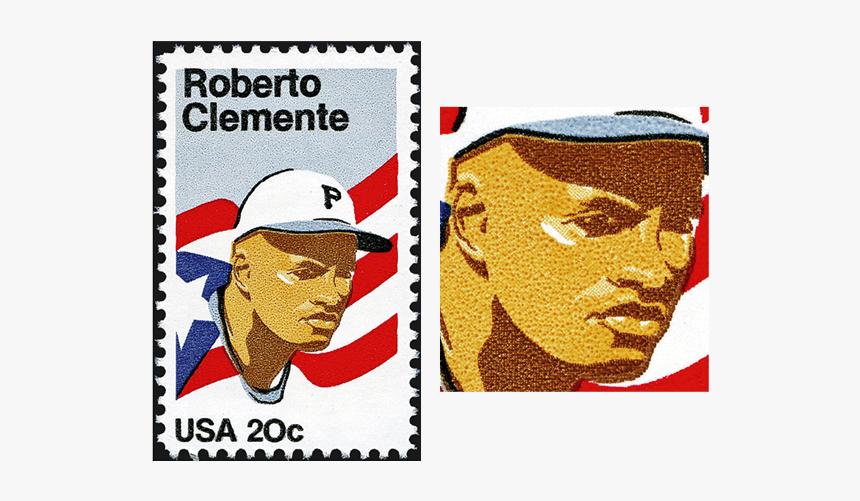 Stamp Printing United States Roberto Clemente Stamp - Postage Stamp, HD Png Download, Free Download