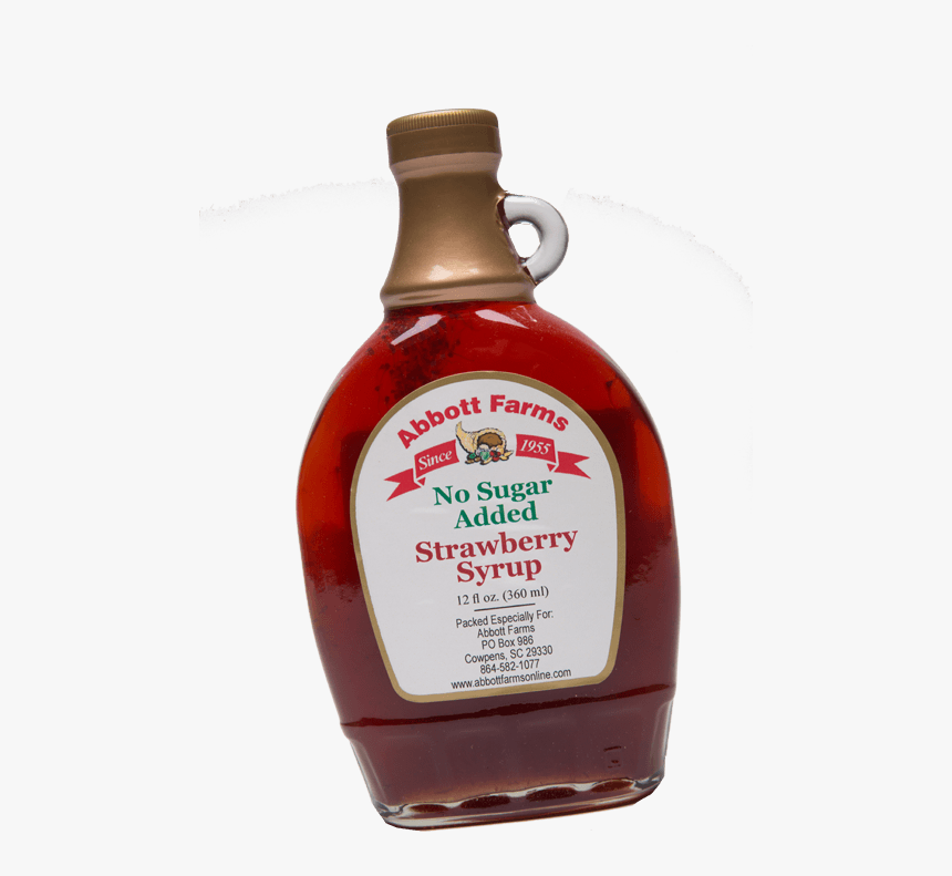 Strawberrysyrupnsa - Glass Bottle, HD Png Download, Free Download