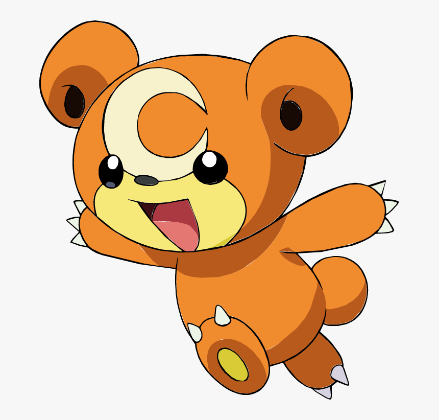 Cute Pokemon Characters Download Teddiursa Pokemon Hd Png Download Kindpng