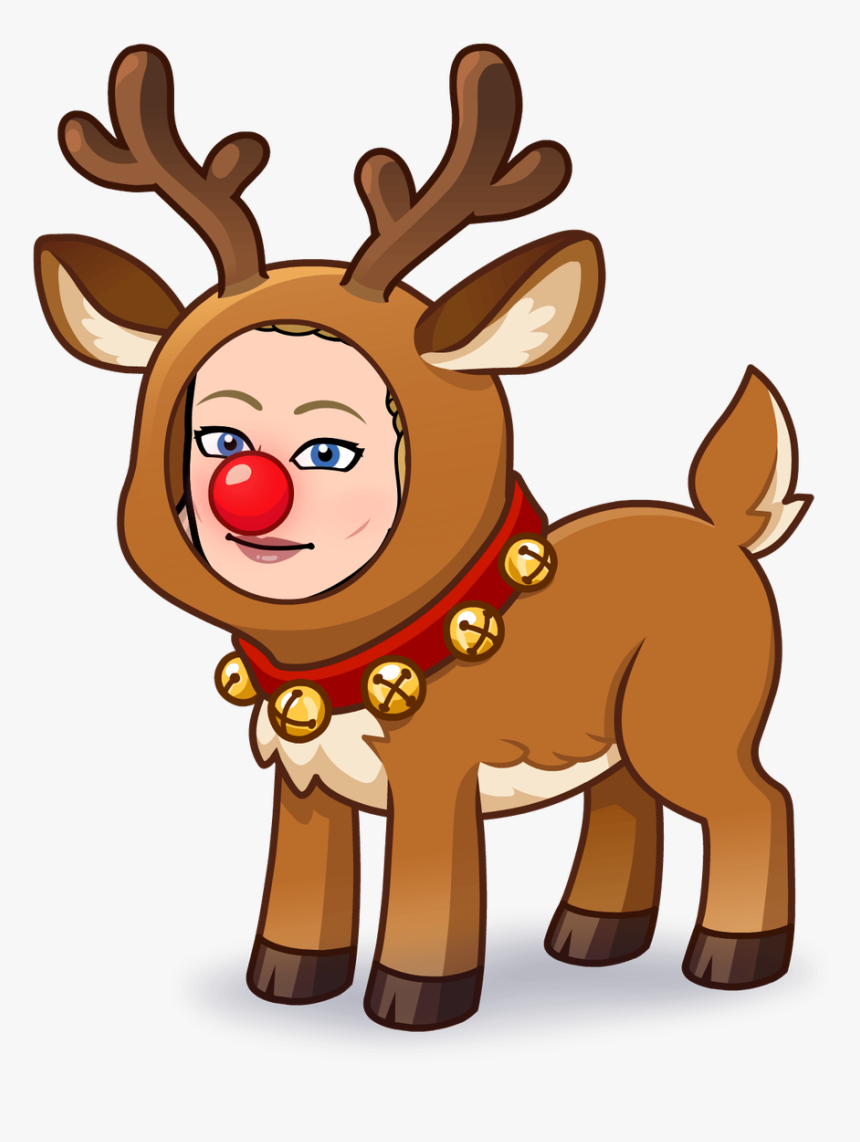 Snapchat Rudolph Bitmoji, HD Png Download, Free Download