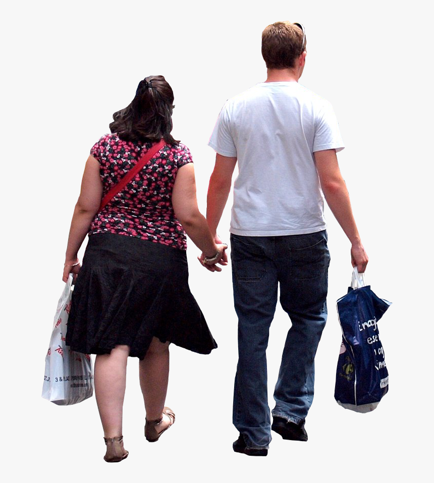 Pareja Compras - People Shopping Png, Transparent Png, Free Download