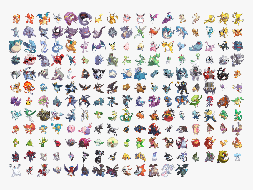 Heartgold Soulsilver Back Shiny - Pokemon Pokedex All 649, HD Png Download  - 2240x1440(#1077334) - PngFind