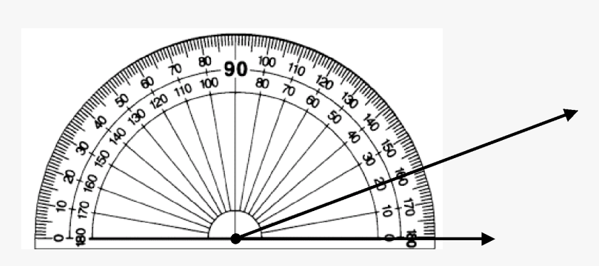 72 Degrees On A Protractor, HD Png Download, Free Download