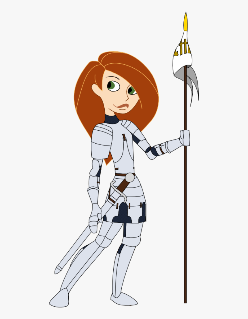 Kim Possible As St - Jeanne D Arc Cartoon, HD Png Download, Free Download