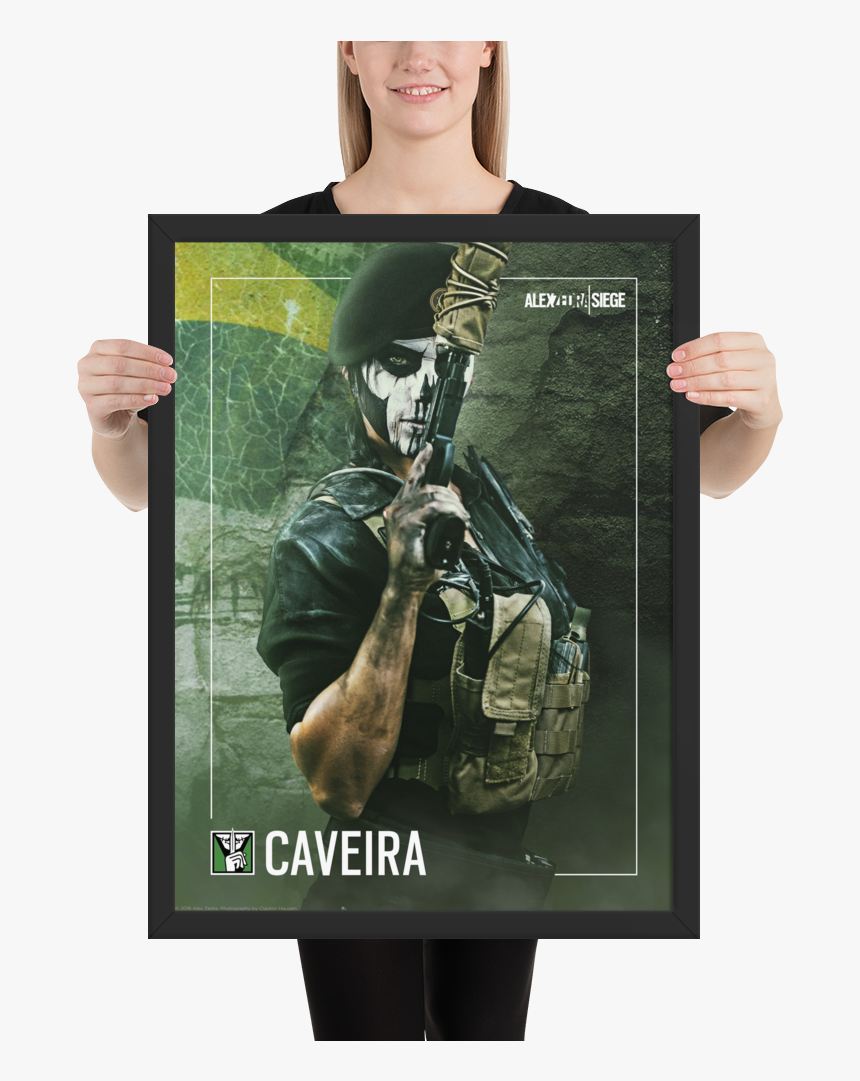 R6s Caveira Framed Poster - R6s Poster, HD Png Download, Free Download