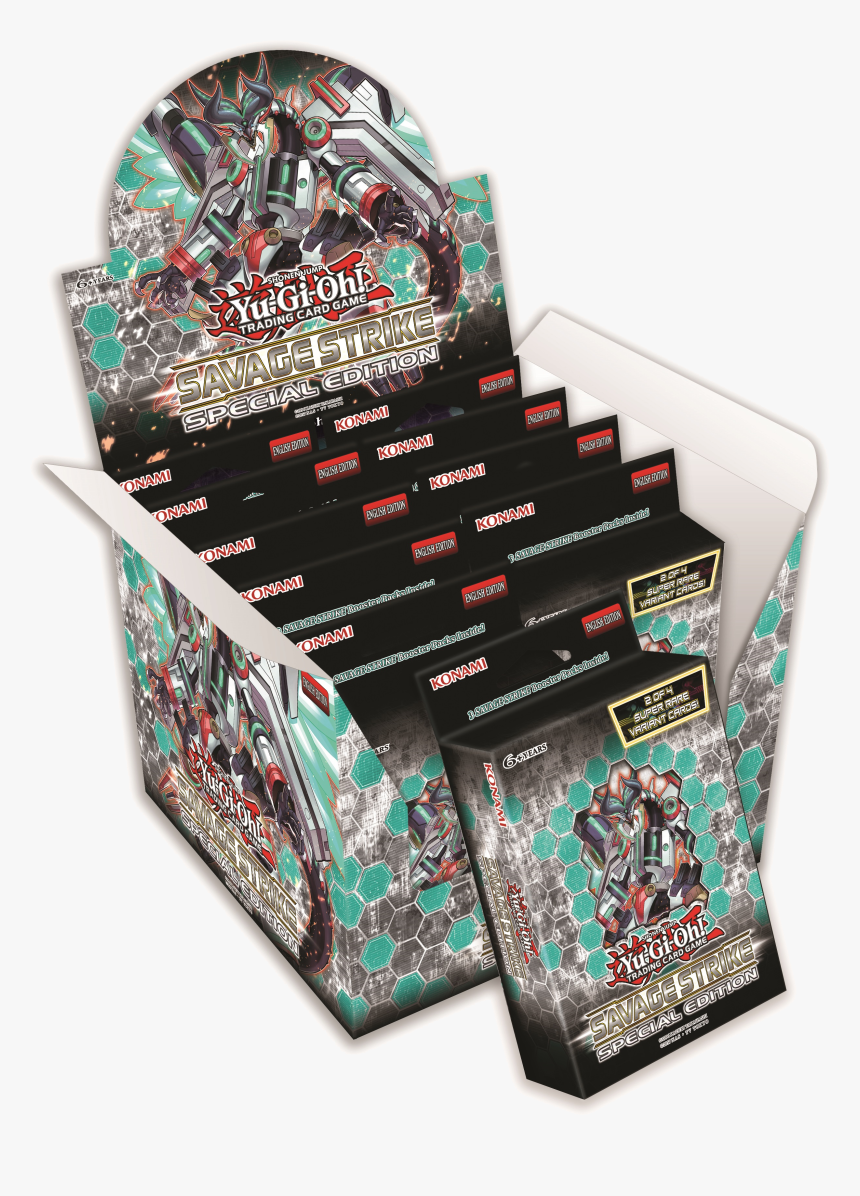 Yu Gi Oh Savage Strike Special Edition Display Box - Yugioh Savage Strike Special Edition, HD Png Download, Free Download