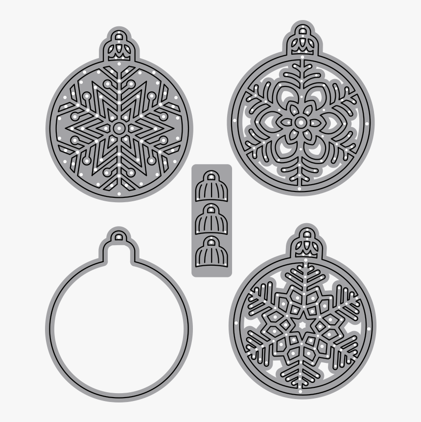 Winter Ornaments - Circle, HD Png Download, Free Download