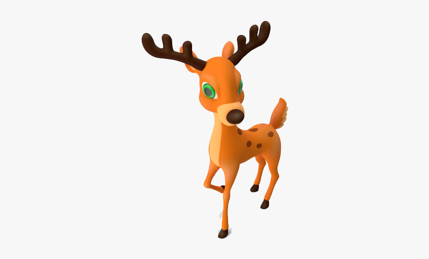 Deer Png Free Pic Clipart - Animal Figure, Transparent Png, Free Download