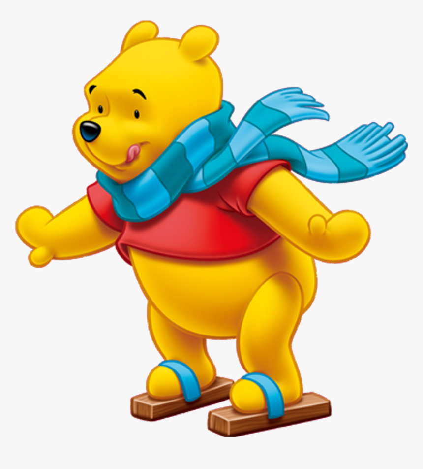 Winnie Pooh - Winnie The Pooh In Winter, HD Png Download, Free Download