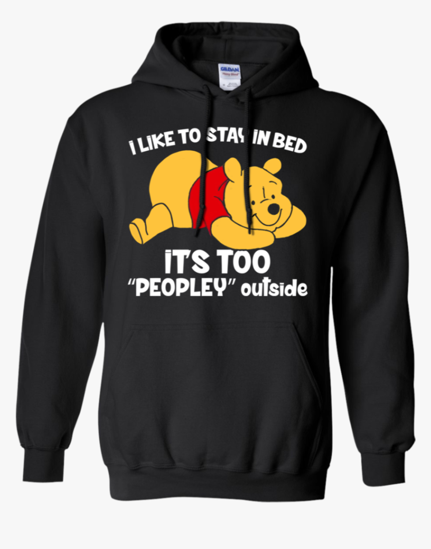 Customcat Sweatshirts Black / S Pooh Bear I Like To - Drinking Buddies T Shirt, HD Png Download, Free Download