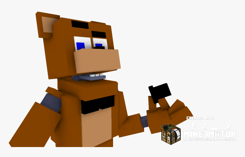 Freddy Fazbear Made In Mine-imator - Mine Imator, HD Png Download, Free Download